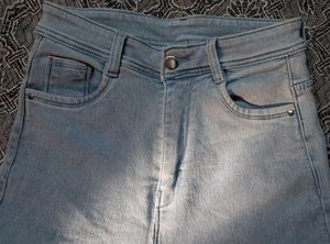 Light Wash Wide Leg Jeans