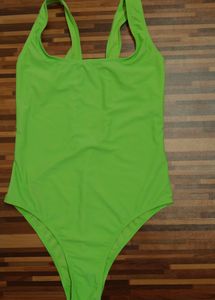 Neon Green Bodysuit/Swimsuit – Primark (Size M)