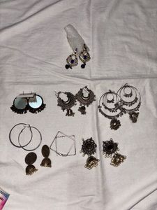 Assorted Dangle Earrings Set of 8