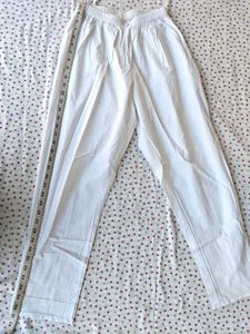 Comfortable White cotton Pants