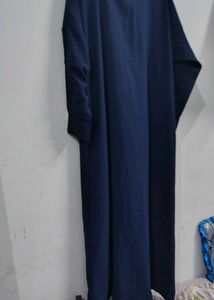 abaya burkha with free nose peace blue export arab