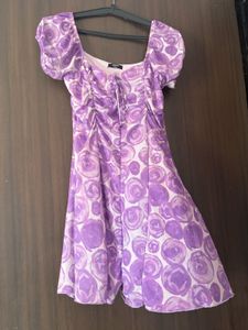 yousta Purple Floral  jumpsuit