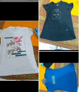 3 Blue Sparkle Graphic T-Shirt of forever