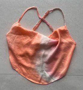 Peach Smocked Tank Top