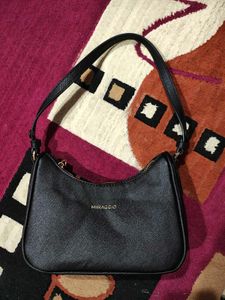Miraggio Black Shoulder Bag