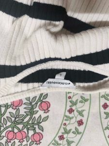 striped co- ord set