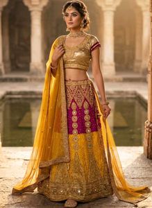 Stunning Embroidered Lehenga Choli Set