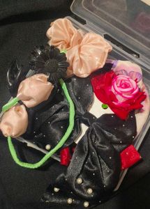 Hair band , bow , clip,  combo set