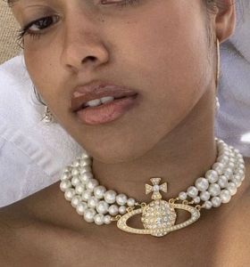 Pearl Orb Choker Necklace