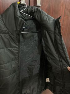 People Black Puffer Jacket | Size S