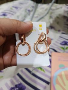 Rose Gold Hoop Earrings