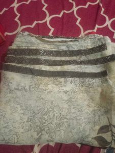 Elegant Saree with Embellished Border