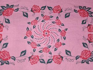 Painted Table Cover