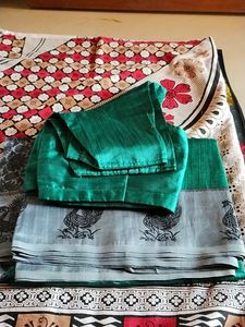 Mysore Semi Silk Saree With Blouse