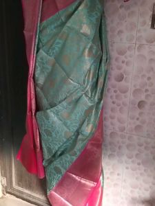 BrandNewElegant PartyWear KanjeevaramSilkSeaGreen