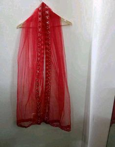 Stunning Red Embellished Lehenga Choli