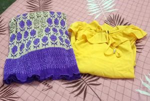 Top Skirt Combo 💛💜