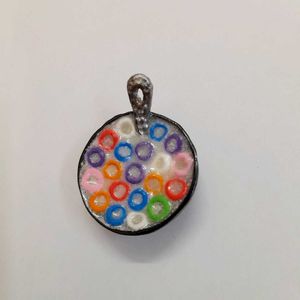 Colorful 🥣froot loop Cereal Bowl - Fridge Magnet