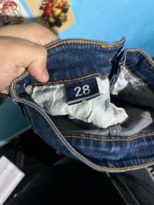 Women's Blue Wide Leg Jeans