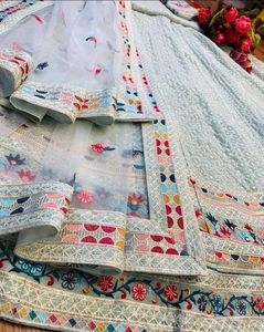 Designer embroidered lehenga choli with n