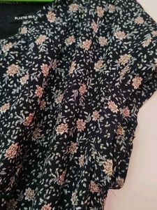 Floral Print  off shoulder Mini Dress