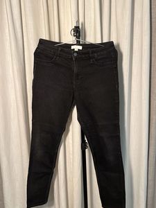 H&M black denim skinny jeans