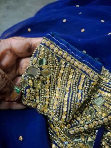 Royal Blue Embroidered Suit