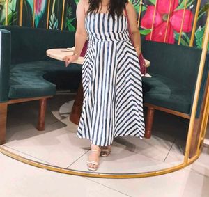 Chic Striped  skirt top