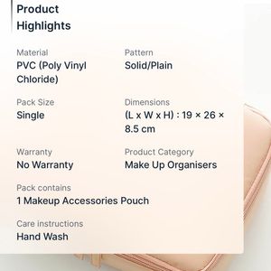 Stylish Makeup Organizer Bag