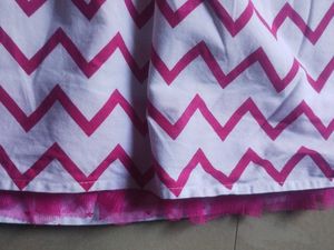 Girls Pink &amp; White Skirt