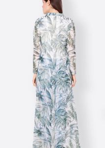 SCORPIUS Women Grey Printed Maxi Top