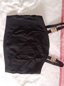 Chic Black Crop Top fixed price