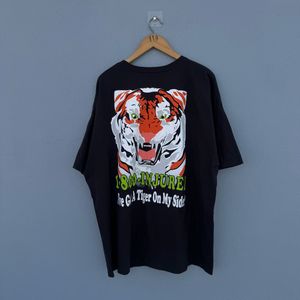 Black TIGER Graphic T-Shirt