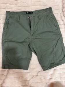 Men's Green Chino Shorts