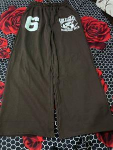 Wide Leg Brown Sweatpants