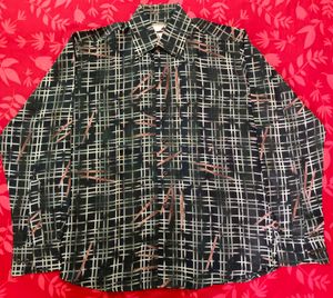 Men's Printed Long Sleeve Shirt