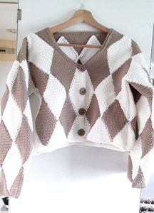 Crochet Sunflower Cardigan