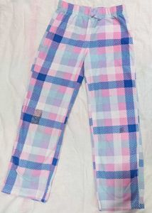 pair of plaid lounge or pajama pants