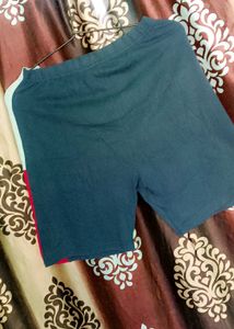 Color Block Casual Shorts