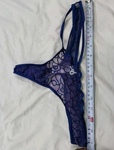 🪔 Lace Thong Panty with Charm