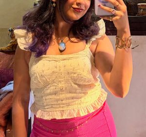 Vintage Floral Crop Top