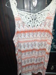 Boho Crochet Trim Tank Top