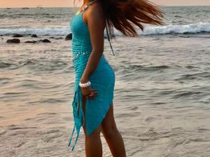 Sparkling Blue Cocktail Dress