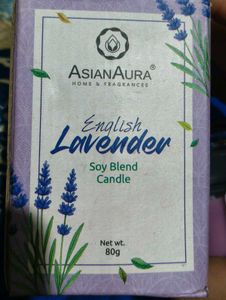 Asian Aura English Lavender Soy blend Candle