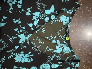 Floral Print V-Neck Midi Dress