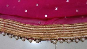 Stunning Pink Bead Work Dupatta🤩💗
