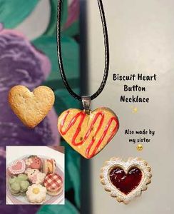 Biscuit Heart Necklace