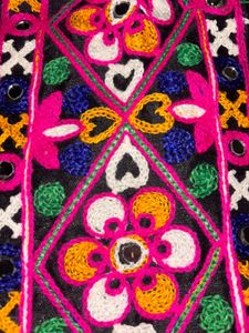 Embroidered Black Ethnic Navratri Blouse