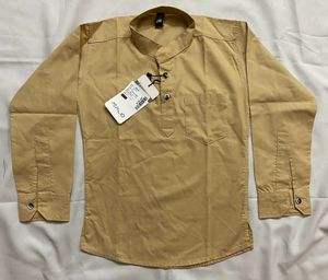 Boys Kurta Shirt With Full Sleeves