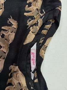 Unique Elephant Print T-Shirt